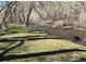 River view shows a resident beach area with green grass and trees at 80 Clear Creek Ln # 10, Golden, CO 80403