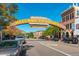 Downtown street view of Golden Colorado under the Welcome to Golden sign on a sunny day at 80 Clear Creek Ln # 10, Golden, CO 80403
