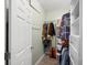 Walk-in closet with organized shelving and hanging space at 6640 Grove St, Denver, CO 80221
