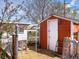 Exterior view of chicken coop and storage shed at 6640 Grove St, Denver, CO 80221