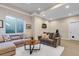 Comfortable living room with couches, coffee table, and ample lighting for a relaxing space at 920 Neon Forest Cir, Longmont, CO 80504