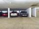 Underground parking with storage space for residents at 14000 E Linvale Pl # 110, Aurora, CO 80014