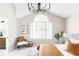 Spacious primary bedroom offers high ceilings, natural light, and modern furnishings at 1566 S Richfield Way, Aurora, CO 80017