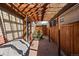 Backyard patio with pergola, stone ground, and wooden fence, perfect for outdoor entertaining at 3540 Vrain St, Denver, CO 80212
