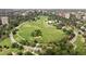 Wide view of park with walking paths and green space at 869 Vine St, Denver, CO 80206