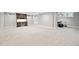 Large basement recreation room with wet bar and drum set at 869 Vine St, Denver, CO 80206