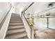 Spacious two-car garage with stairs to upper level at 869 Vine St, Denver, CO 80206