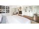 Spacious main bedroom with fireplace and sitting area at 869 Vine St, Denver, CO 80206