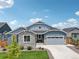 Charming two-story home featuring stone accents, a two-car garage, and a well-manicured front yard at 15987 E 115Th Pl, Commerce City, CO 80022