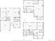 First, second, and basement floor plan with room dimensions at 6194 E Briarwood Cir, Centennial, CO 80112