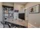 Functional home office space with a modern desk setup at 5392 Sanctuary Ave, Firestone, CO 80504