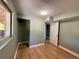 Cozy basement space with an open closet and new flooring at 8127 Lafayette St, Denver, CO 80229