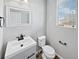 Clean bathroom with white vanity and updated fixtures at 4758 Kittredge St # 2, Denver, CO 80239