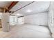 Unfinished basement with plumbing and electrical prepped for finishing at 5723 Farrier Pt, Castle Rock, CO 80104