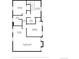 Basement floor plan with recreation room, wet bar, bedrooms, laundry and bath at 3145 W 31St Ave, Denver, CO 80211