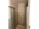 Small tiled shower at 11318 Clermont Dr, Thornton, CO 80233