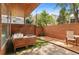 Back patio offering an outdoor space with seating at 2640 Central Ct # 104, Denver, CO 80211