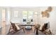 Inviting living area featuring modern furnishings, tasteful decor, and plenty of natural light streaming in at 2635 Kearney St, Denver, CO 80207