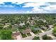 Neighborhood aerial shot showcasing lush greenery and the home's surroundings at 6666 S Pennsylvania St, Centennial, CO 80121