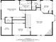 Detailed second floor plan showing bedrooms, bathrooms, and Gathering room with dimensions at 77 Krestview Ln, Golden, CO 80401