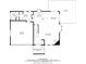 Detailed floor plan showcasing layout of the home including living room, kitchen, and garage dimensions at 77 Krestview Ln, Golden, CO 80401