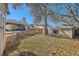 Backyard featuring a stone retaining wall and patio, perfect for outdoor living at 3348 S Corona St, Englewood, CO 80113