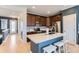 Modern kitchen with stainless steel appliances and island at 12432 Meadowlark Ln, Broomfield, CO 80021