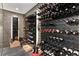 Temperature-controlled wine cellar with custom racking for extensive collection at 6915 Tremolite Dr, Castle Rock, CO 80108