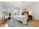 A bright bedroom with natural light, stylish decor, and a cozy rug that enhances the room's appeal at 1100 N Logan St # 9, Denver, CO 80203