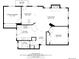 Floor plan showcasing the layout of the main living areas and bedrooms at 1100 N Logan St # 9, Denver, CO 80203