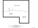 Floor plan illustrating the upper-level layout, including bedroom and storage at 1100 N Logan St # 9, Denver, CO 80203