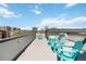 Rooftop deck showcasing Adirondack chairs, ideal for relaxing and enjoying city views at 2409 Court Pl, Denver, CO 80205