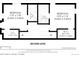 Floorplan featuring the second level layout, including bedrooms, bathrooms, and walk-in closets at 2409 Court Pl, Denver, CO 80205