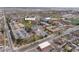 Aerial view of neighborhood near Regis University with convenient parking and tree lined streets at 4824 Knox Ct, Denver, CO 80221