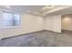 Finished basement with neutral carpet, recessed lighting, and a window well at 24763 E Crestridge Pl, Aurora, CO 80016