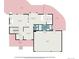 This is a layout of the second floor, with a patio, living room, kitchen, and garage at 7965 Lakeshore Dr, Parker, CO 80134