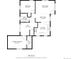 Layout of home featuring a living room, kitchen, dining area, bath, hall, and primary bedroom with walk-in closet at 4280 S Pearl St, Englewood, CO 80113