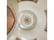 View from above looking at the intricate chandelier in the expansive foyer at 3120 Bears Den Dr, Sedalia, CO 80135