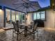 Outdoor patio with seating, a grill, and ample space for entertaining at 338 Saint Paul St, Denver, CO 80206