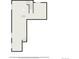 Basement floor plan showcasing the layout of the finished area, 32'6