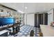 Clean office design with sleek black cabinets and modern hexagonal flooring at 4508 Lowell Blvd, Denver, CO 80211