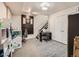 Finished basement with office space and a dartboard at 1537 W 43Rd Ave, Denver, CO 80211