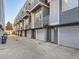 Attached garages with alley access for townhouses at 1537 W 43Rd Ave, Denver, CO 80211