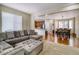 Open-concept living area flows into the dining room and kitchen, offering ample space for Gathering and entertaining at 3810 Cadence Dr, Castle Rock, CO 80109