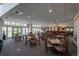 Bright dining area with many tables, chairs, and natural light from surrounding windows at 2896 W Riverwalk Cir # 204, Littleton, CO 80123