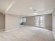 Finished basement features double doors leading to backyard at 2368 W 119Th Ave, Denver, CO 80234