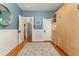 Bedroom featuring storage cabinet, hardwood floors, and ample natural light at 1215 Jackson St, Denver, CO 80206