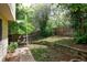 The backyard features trees, a path, and some garden areas at 4860 W 125Th Ave, Broomfield, CO 80020
