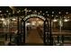 Lowry Beer Garden entrance at night at 1567 S Dallas Cir, Denver, CO 80247