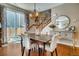 Dining area with table and chairs near sliding doors at 1567 S Dallas Cir, Denver, CO 80247